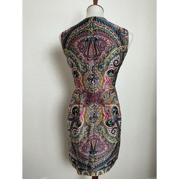 Nanette Lepore Dress Mini Sheath Silk Multicolor Print - Picture 7 of 12